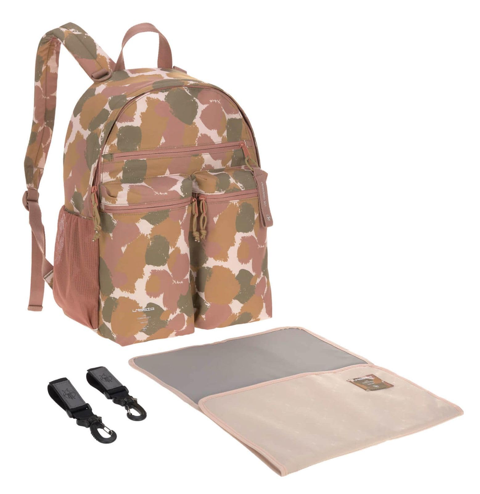Lässig Nappy Bag Backpack Diapering Backpack Casual Urban Backpack Tinted spots - 5 count