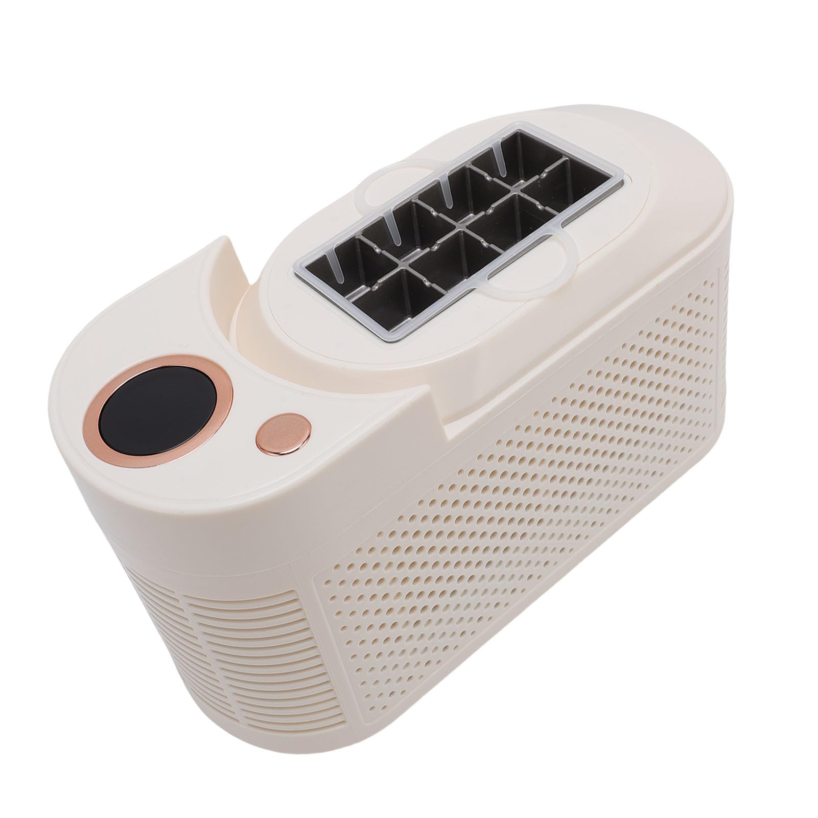 Mini Máquina de Hielo Portátil para Encimera, Fabricación de Hielo Rápida de 120W, 8 Cubos en 10 Minutos para Casa, Camping, RV (Enchufe de la UE)