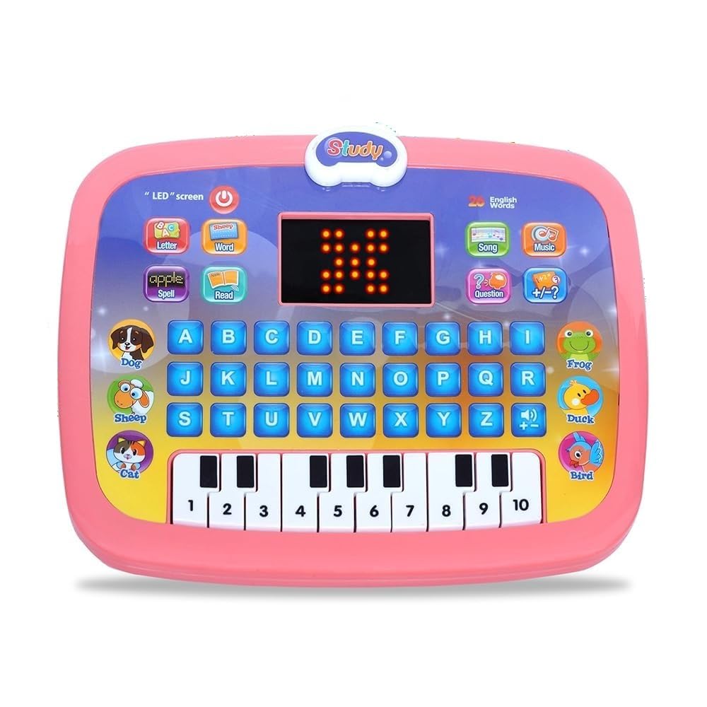 KITIKITS Learning Tablet Children Early Reading Pad Gifts for Kids Interactive Toddler Educational Toys (Multicolor)