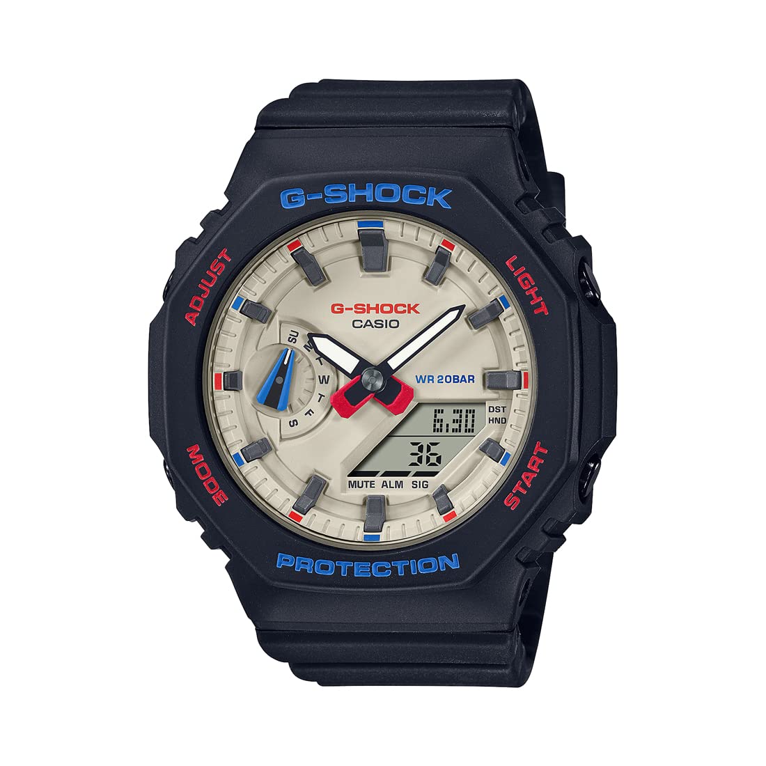 Casio G-Shock for Women Analog-Digital White Dial Womens Watch GMA-S2100WT-1ADR(G1186) (B09Q8X9WJ5) Amazon Price History, Amazon Price Tracker