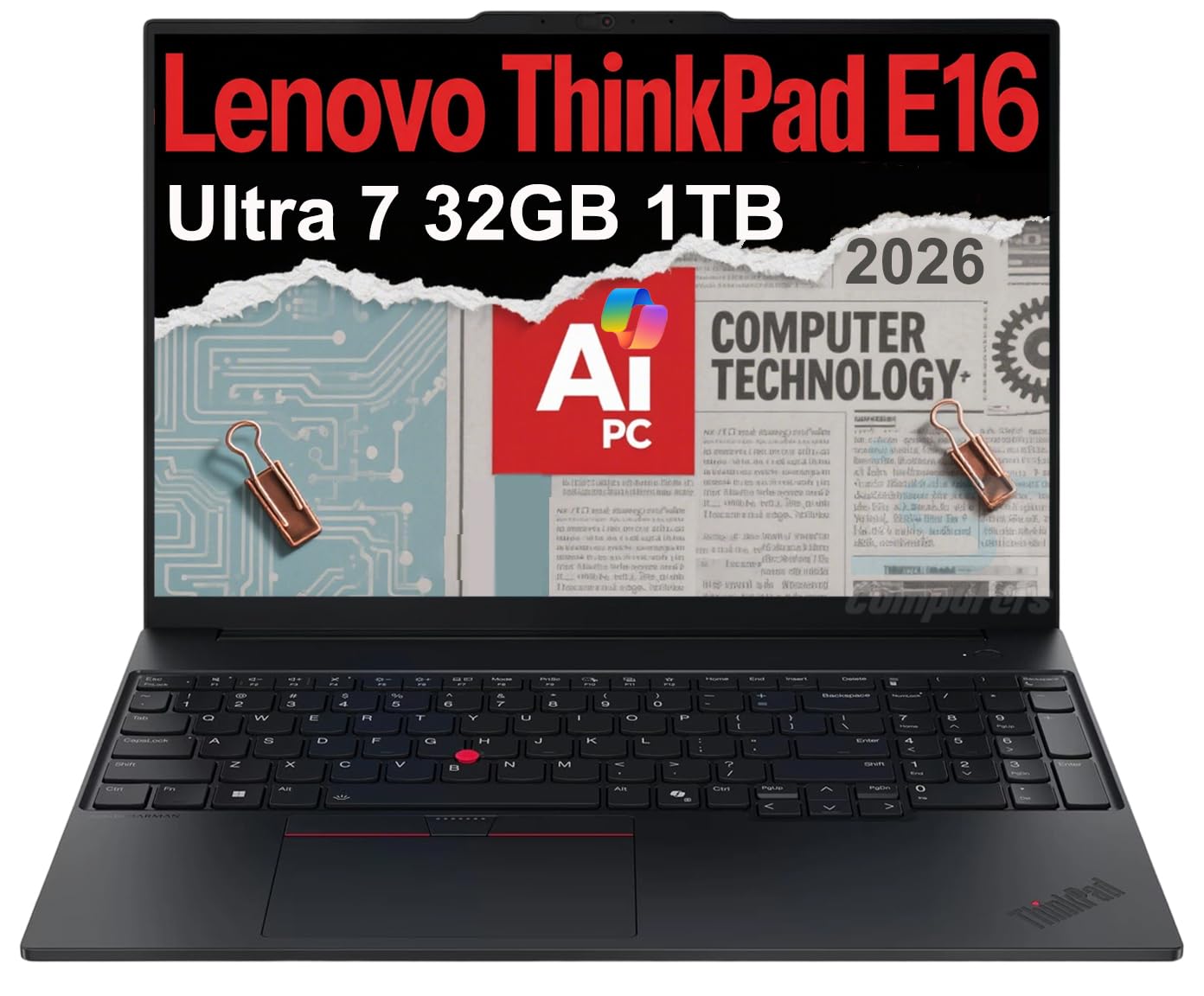 Lenovo ThinkPad E16 in black
