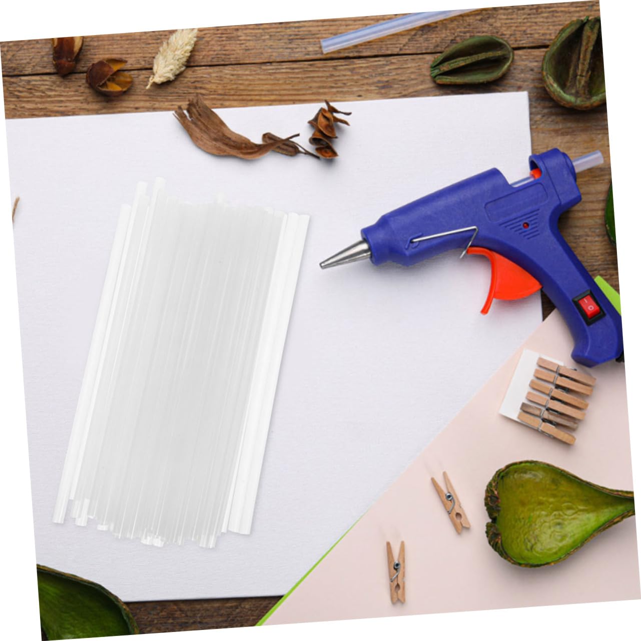 100pcs Hot Melt Glue Sticks for Crafts Xmas Strong Adhesion