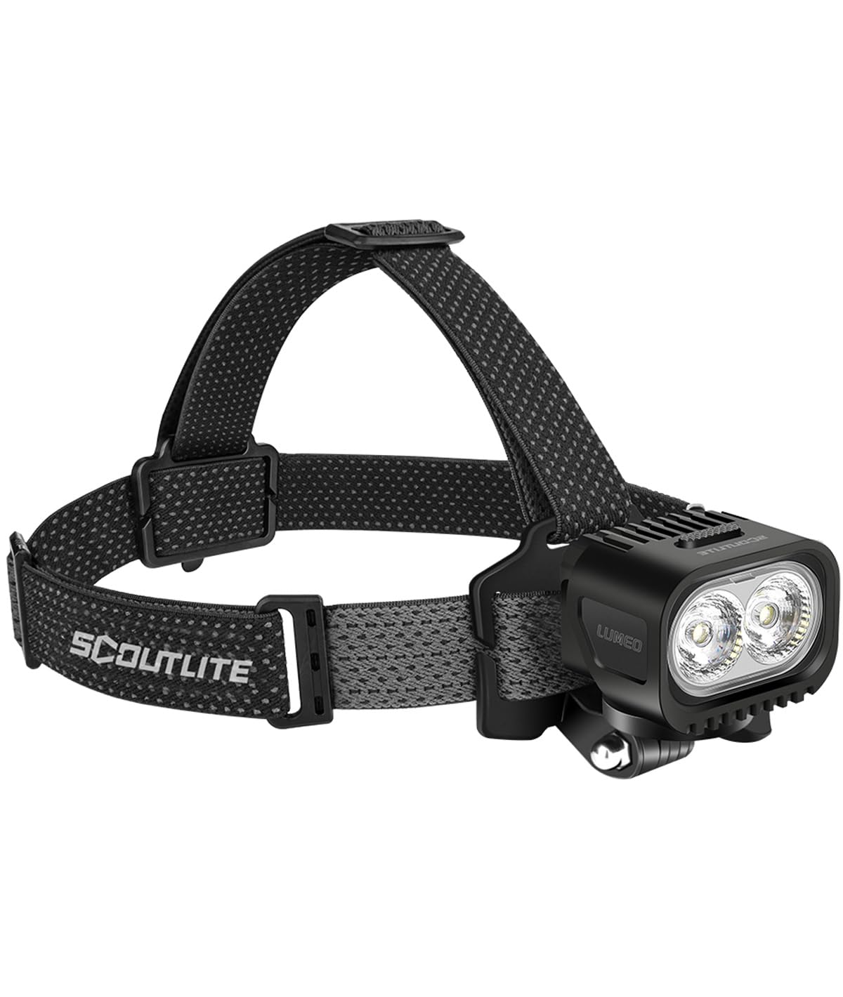 MagicShine Scoutlite LUMEO lampa czołowa 4000 lumenów z akumulatorem, podwójny strumień światła 28° + rozproszenie 102°, ładowanie USB-C i funkcja banku, gniazdo Garmin