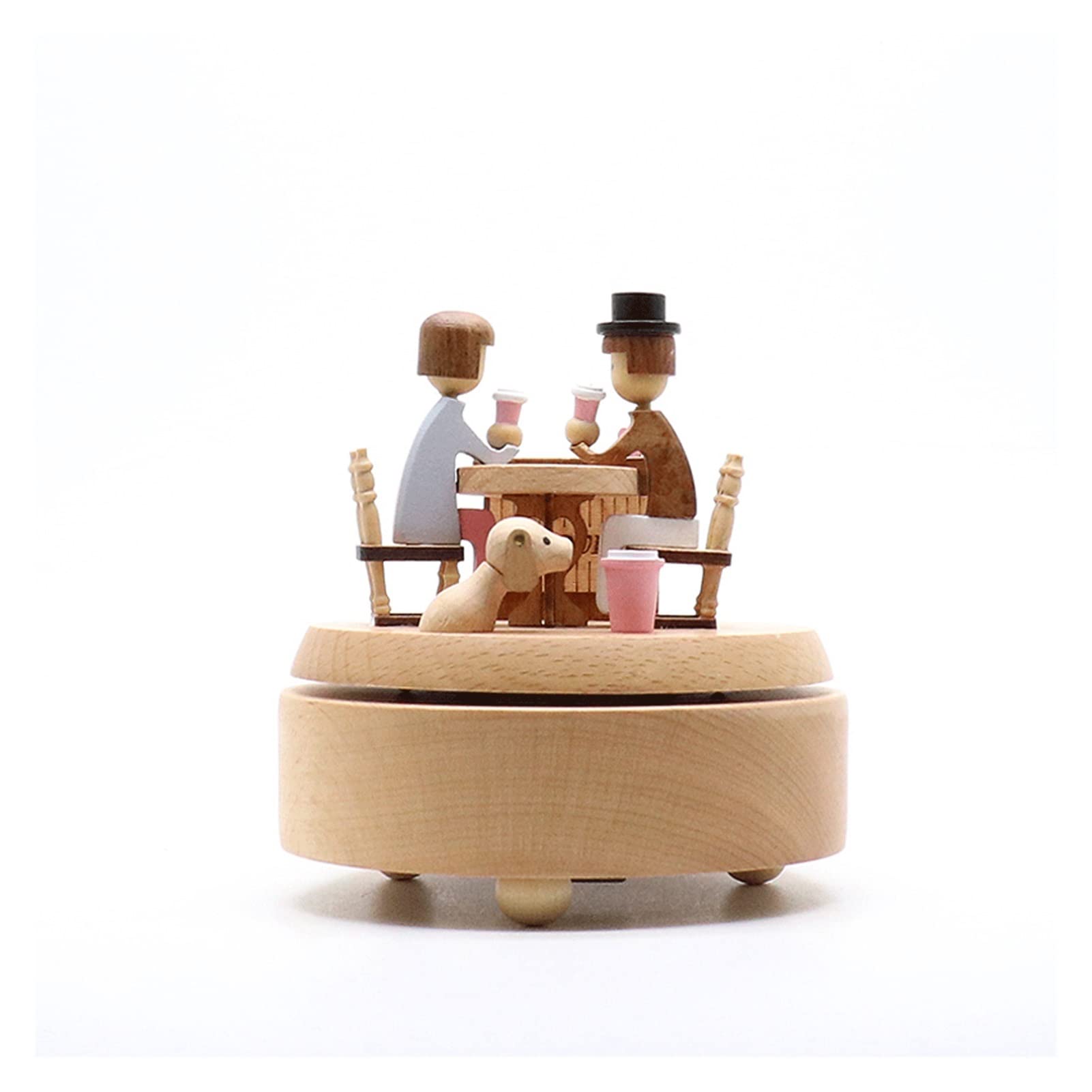 Carillon, per Ragazze Donne Scatola di musica in legno scatola musicale coppia regalo di compleanno regalo di nozze for ragazza, amico, fidanzata, regalo a mano, scatola di musica per Compleanno Natal
