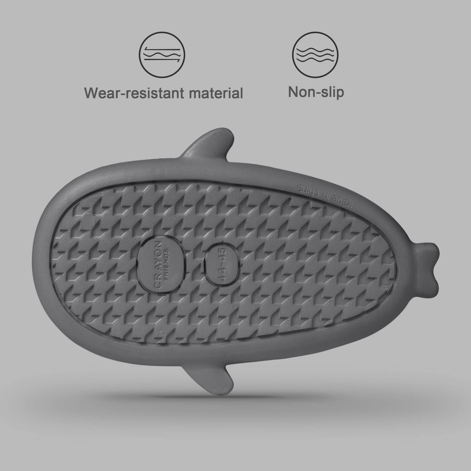 MoneRffi Claquettes de Requin Femme Homme,Claquette Enfant Garcon Fille,Confortables Antidérapante Chaussures de Piscine Plage Sandales,Tongs Shark Chaussons de Bain Été