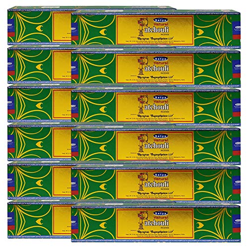 Trumiri DND--501338-12-12OZ-P-2 Natural Patchouli Incense Sticks And Incense Stick Holder Bundle Insence Insense Satya Incense thumb #5