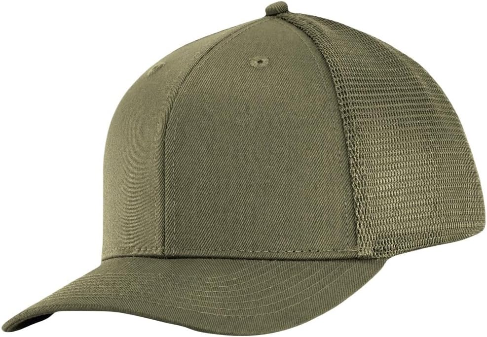 Mens Mesh Snapback Hat Fits One Size & XXL | Structured Adjustable Trucker Hats | Sturdy Outdoor Blank Baseball Cap