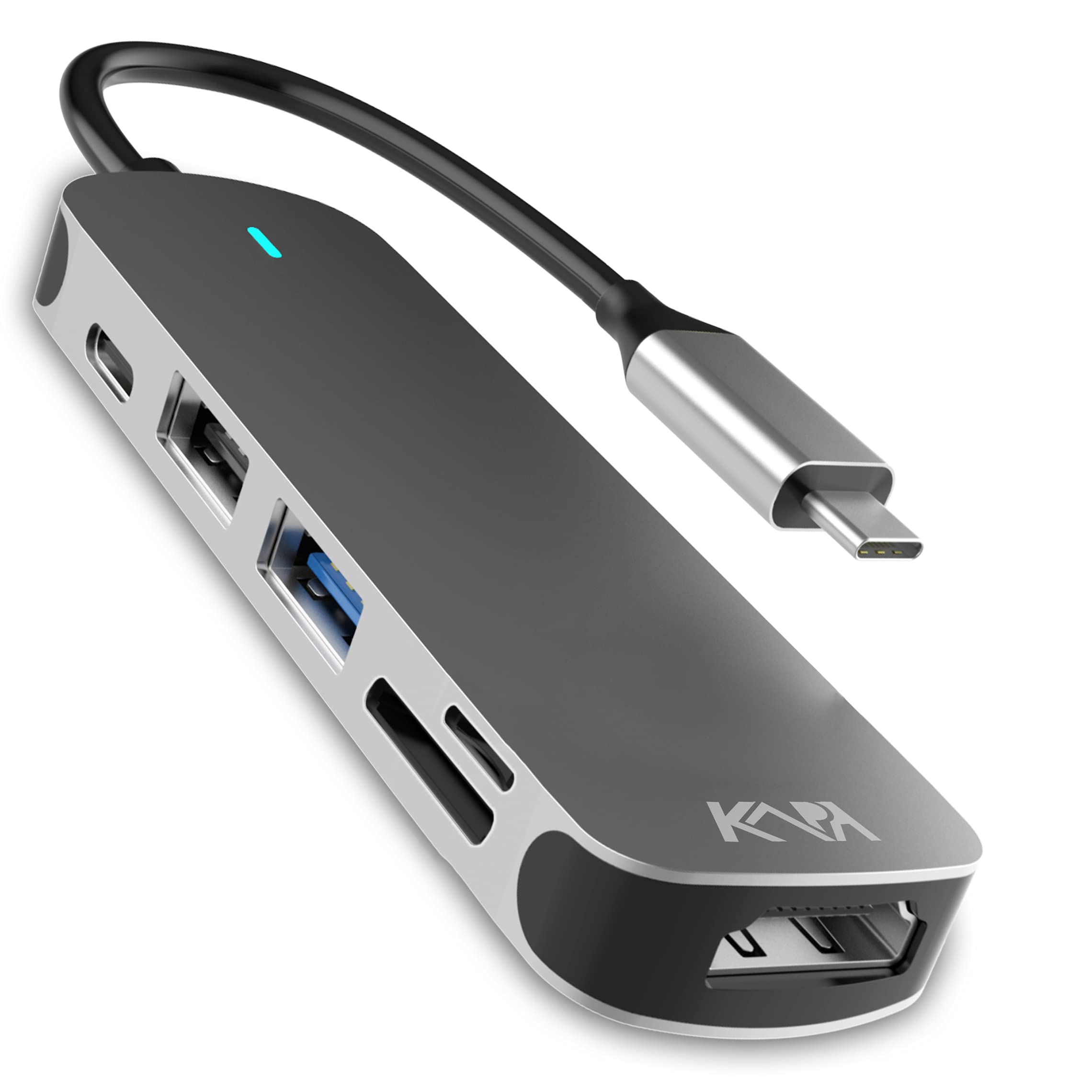 Kapa USB C Type HUB 6 in 1 Adapter, Aluminium Multi Port Dongle Type-C to USB Ports, 4K HDMI Port, Type PD Charging & Data Port & SD/TF for MacBook Pro/Air, Dell, Samsung Dex Other Type C Devices (B08W538BDK) Amazon Price History, Amazon Price Tracker