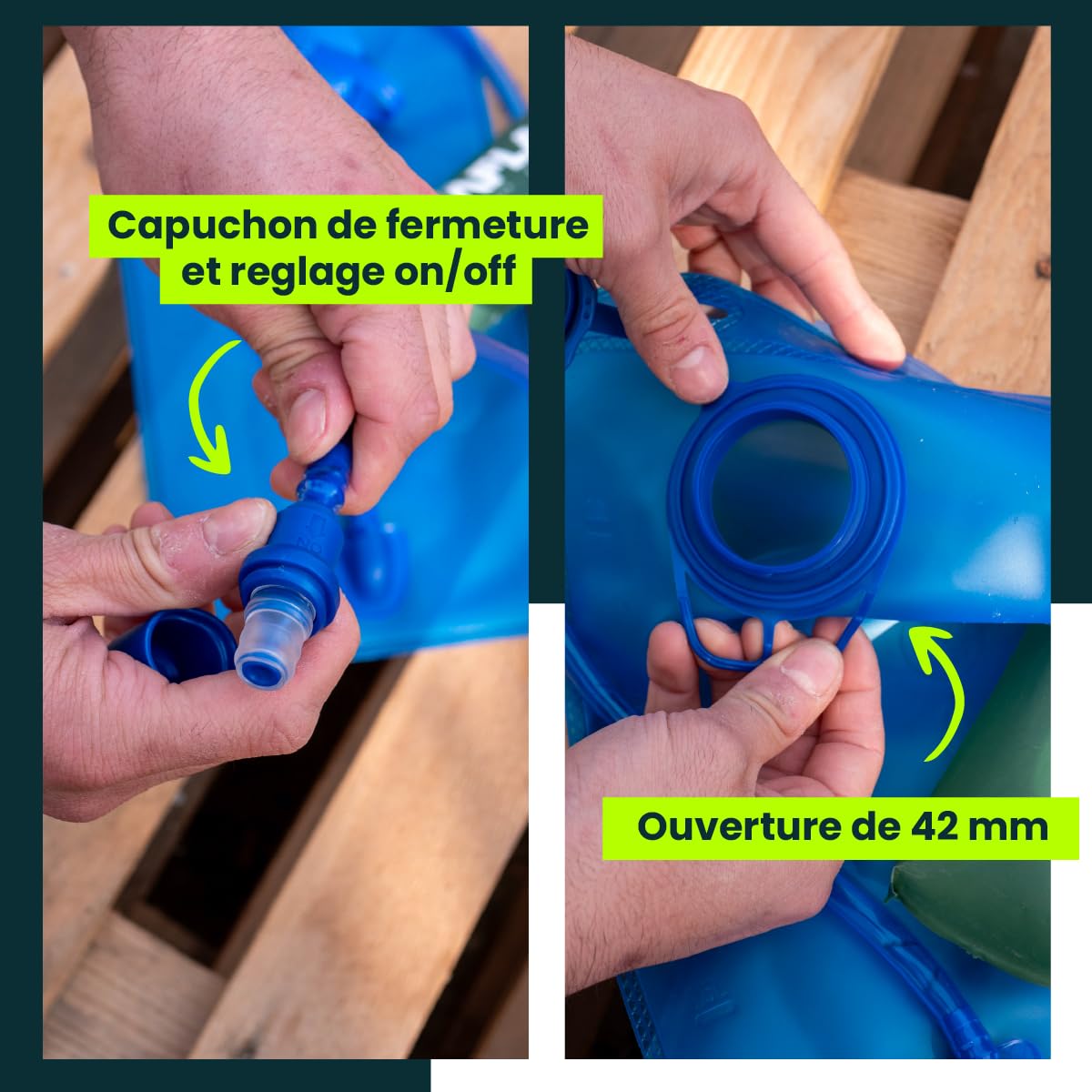 Gilet d'Hydratation Premium – Ultraléger & Anti-Ballottement – L'Essentiel pour Le Trail, Le Running et la Randonnée