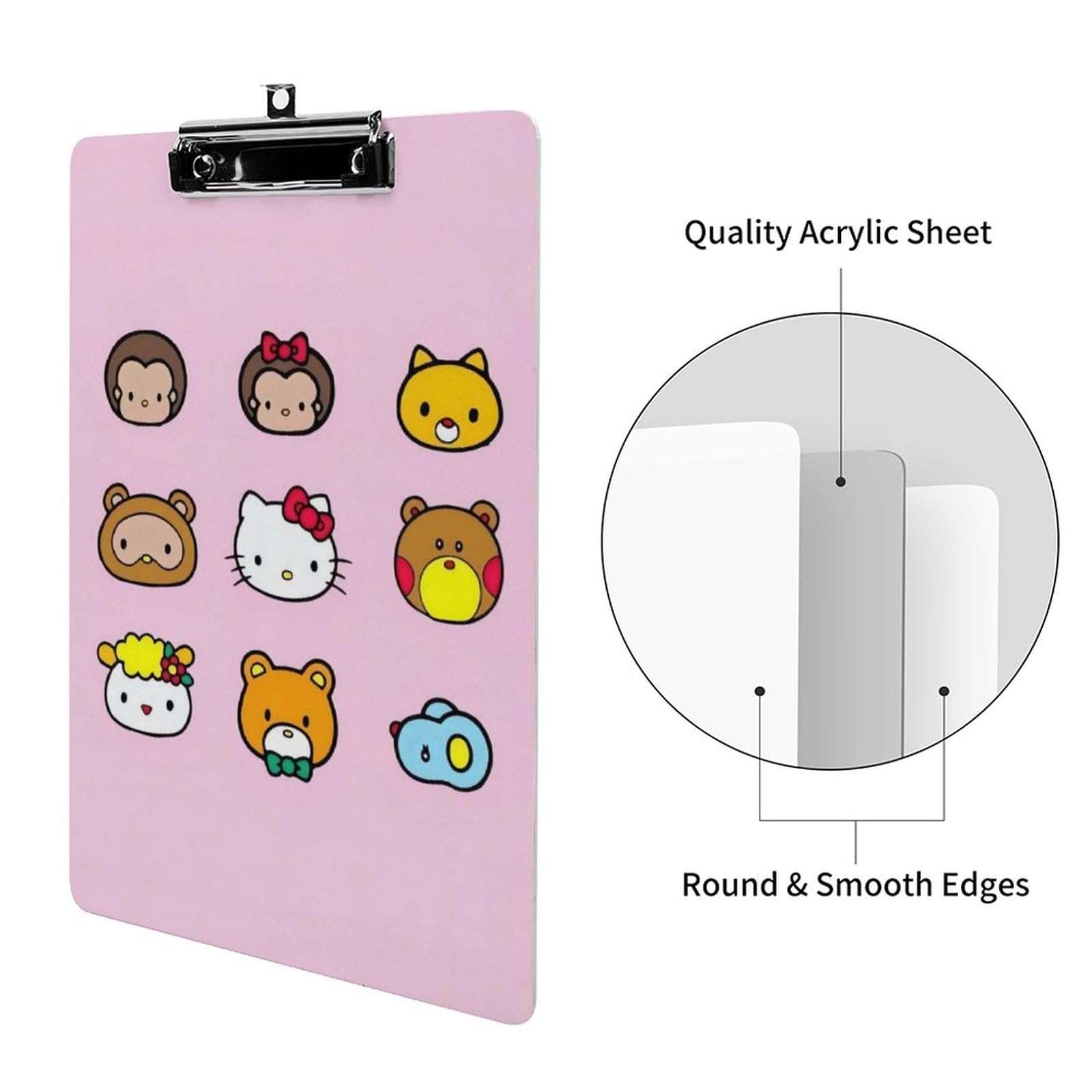 Amazon.co.jp: ハローキティ クリップボード A4 キャラクター