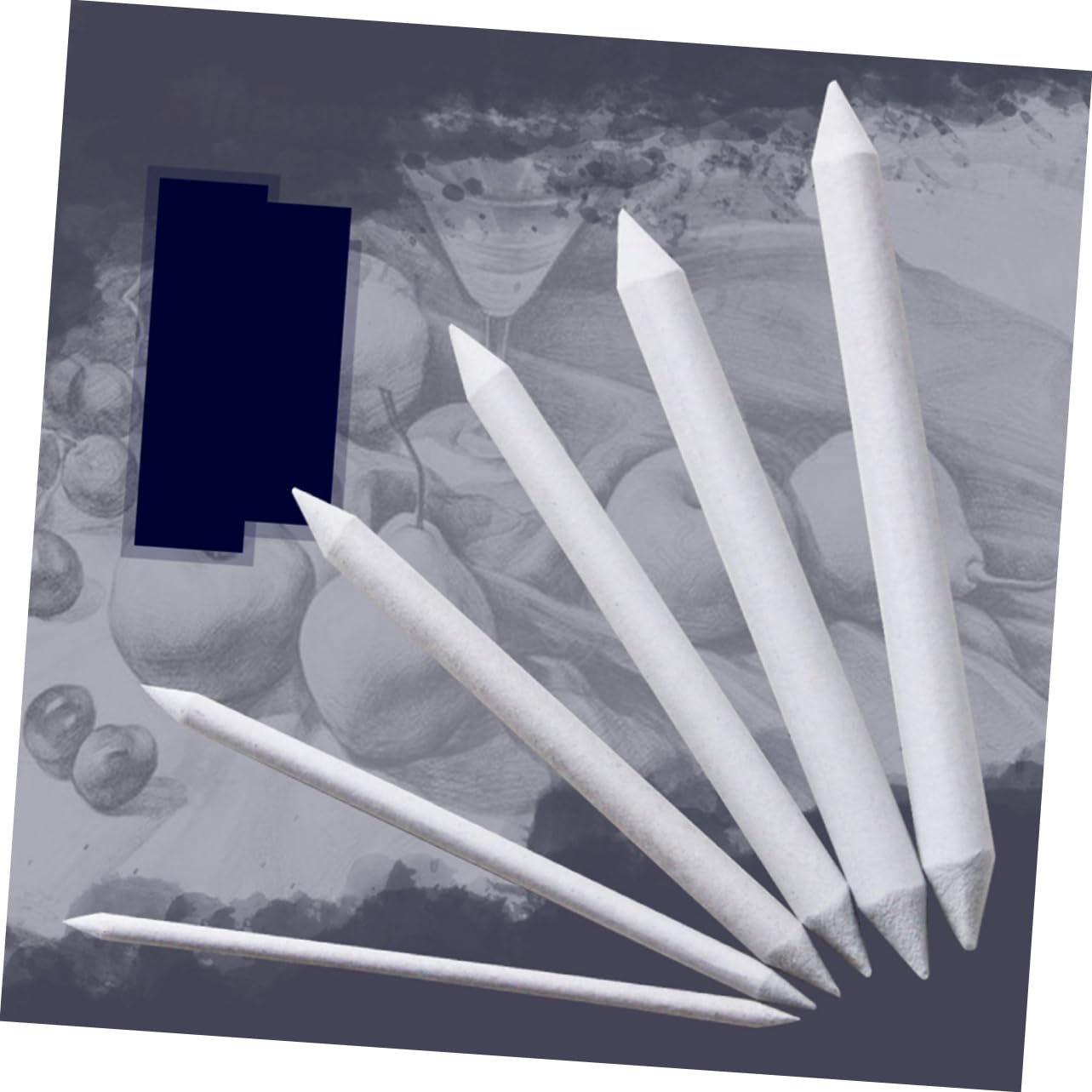 BEBEMOKO Artists Sketch Tool Set 15pc Sketch Correction Pen Set Blending Stumps Tortillions