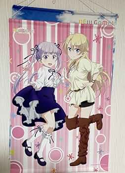 Free！　タペストリーセット Amazon.co.jp: NEW GAME! 涼風青葉 八神コウ 青葉桜ねね B2