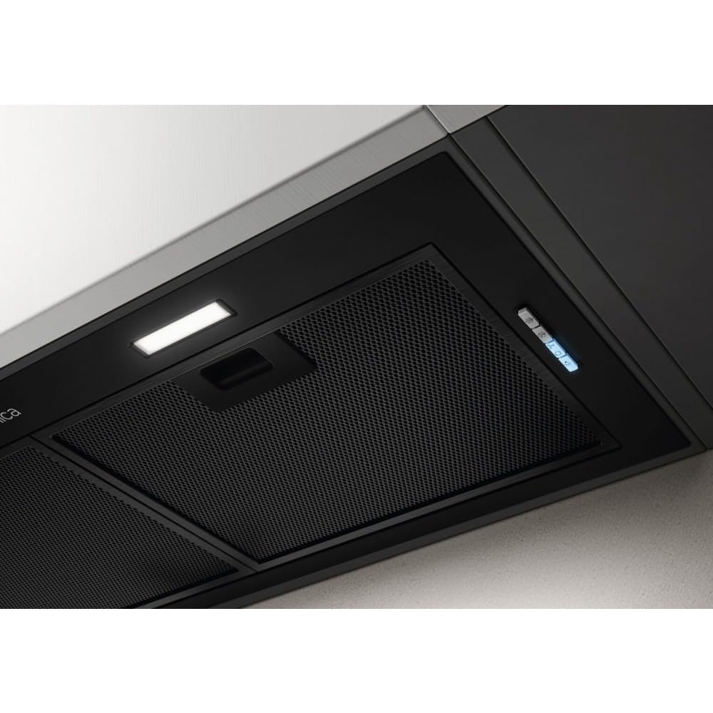 Cappa da cucina, Tipo Aspirante, Incasso, L 52 cm, Nero,FOLD BL/A/52