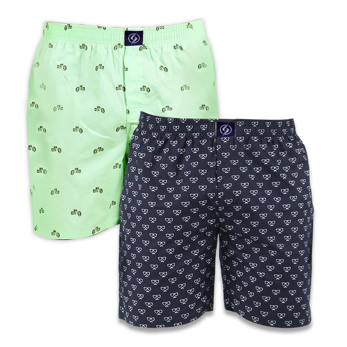 supersquad Men's Multicolor Cotton Printed Regular Boxer Shorts (Pack of 2) New-MBB-11-XL-picture-21