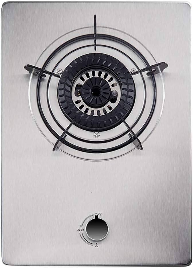 Mini Gas Stove 4.5 KW Stainless SteelGas hob NG/LPG Cooker with Automatic Flameout Device Home Kitchen Built-in Gas Stove Single Stove[Energy Class A] [Energy Class A] (Color : LPG) (Lpg)