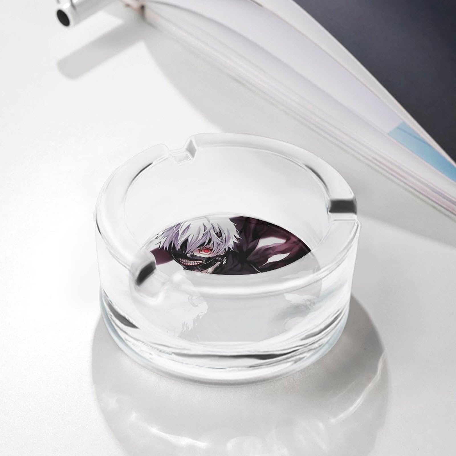 Amazon.co.jp: ガラス灰皿 可愛いアニメ柄 東京喰種トーキョーグール