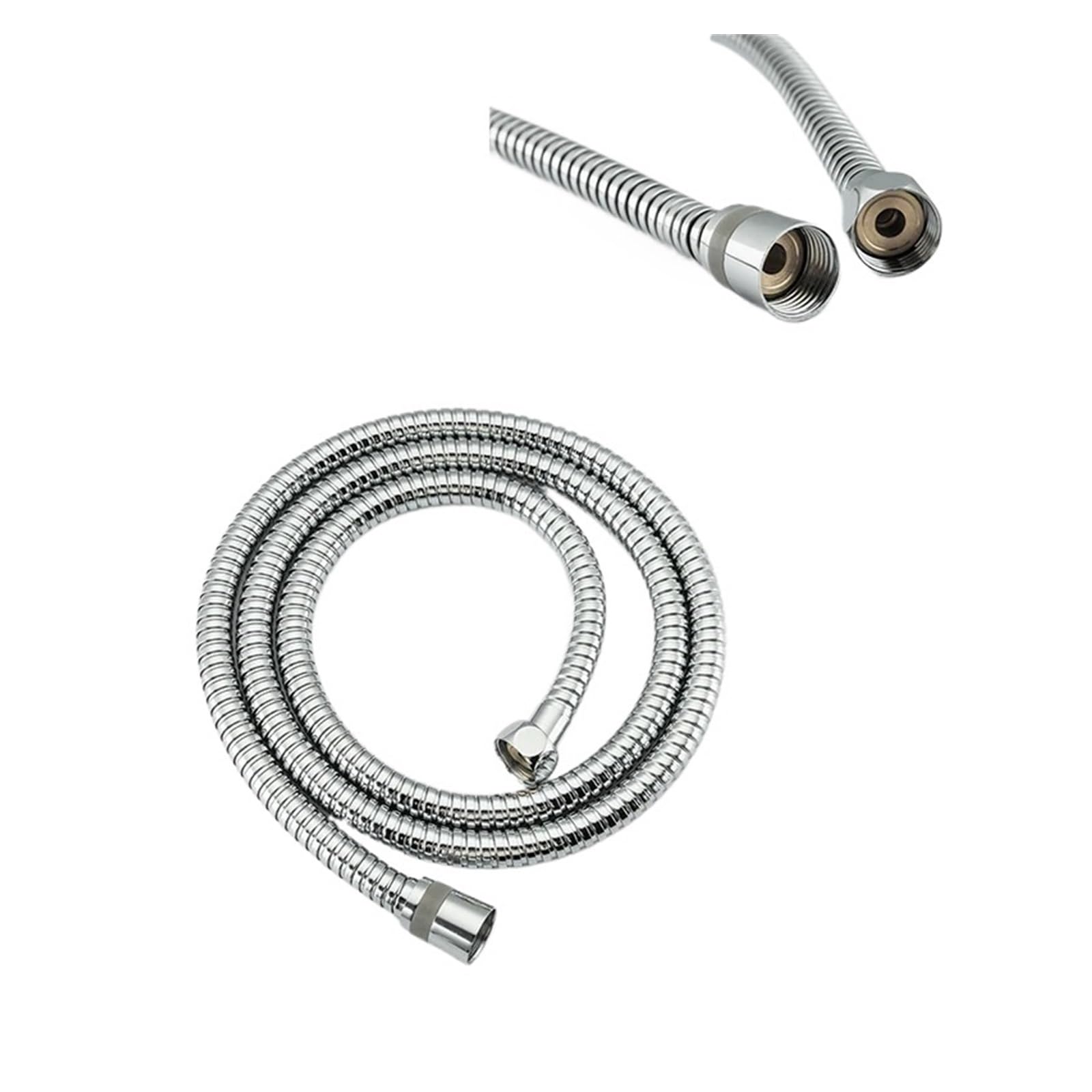 Tube de douche en acier inoxydable, lavabo de baignoire, robinet de vidange de cuisine, tuyau extractible, accessoires de salle de bain(A7141-2)