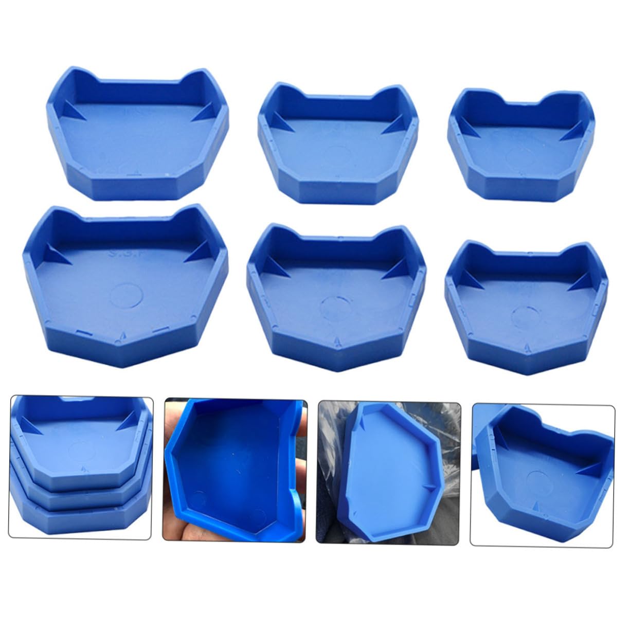 MAGICLULU 5 Series Base De Plaster Herramientas De Dentista Trayectoria Práctica Y Segura Clínicas Odontológicas 6 Piezas X 5
