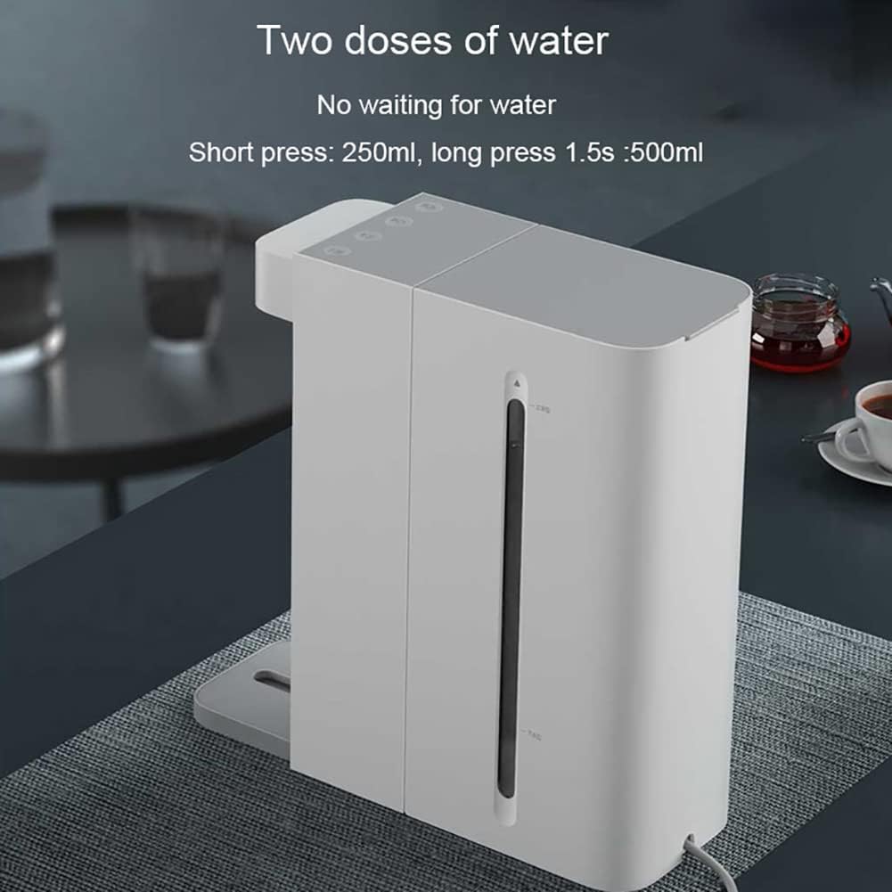 Elektryczny dozownik ciepłej wody 2,5 l, 2200 W, szybkie nagrzewanie 3S, 3-stopniowa regulacja temperatury, ekran dotykowy LED – idealny do kawiarni, biura lub podróży