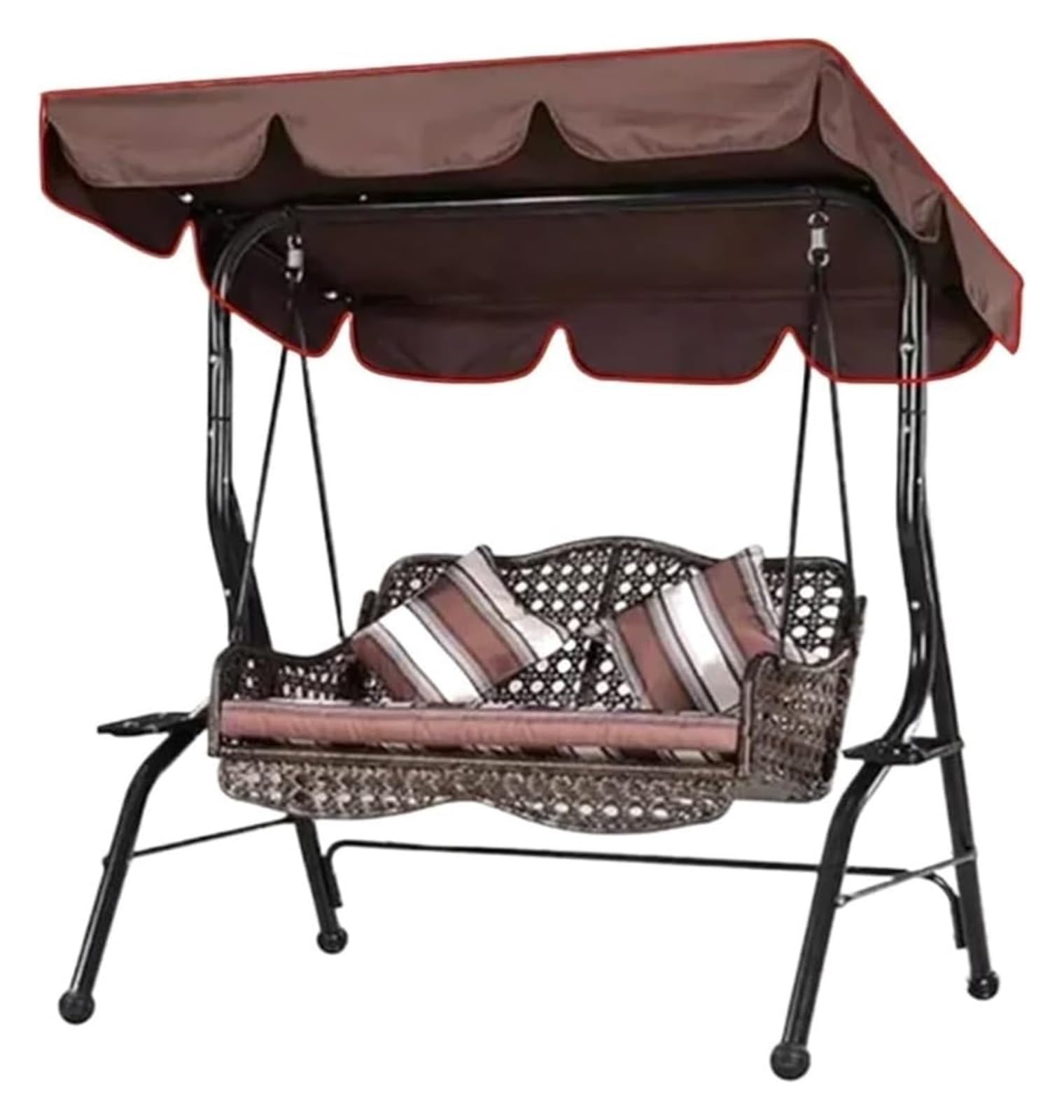 Qcknkmgg Color 4 Replacement Canopy For Outdoor Swing, Garden Swing Chair Canopy Replacement Rain Cover Multicolor
