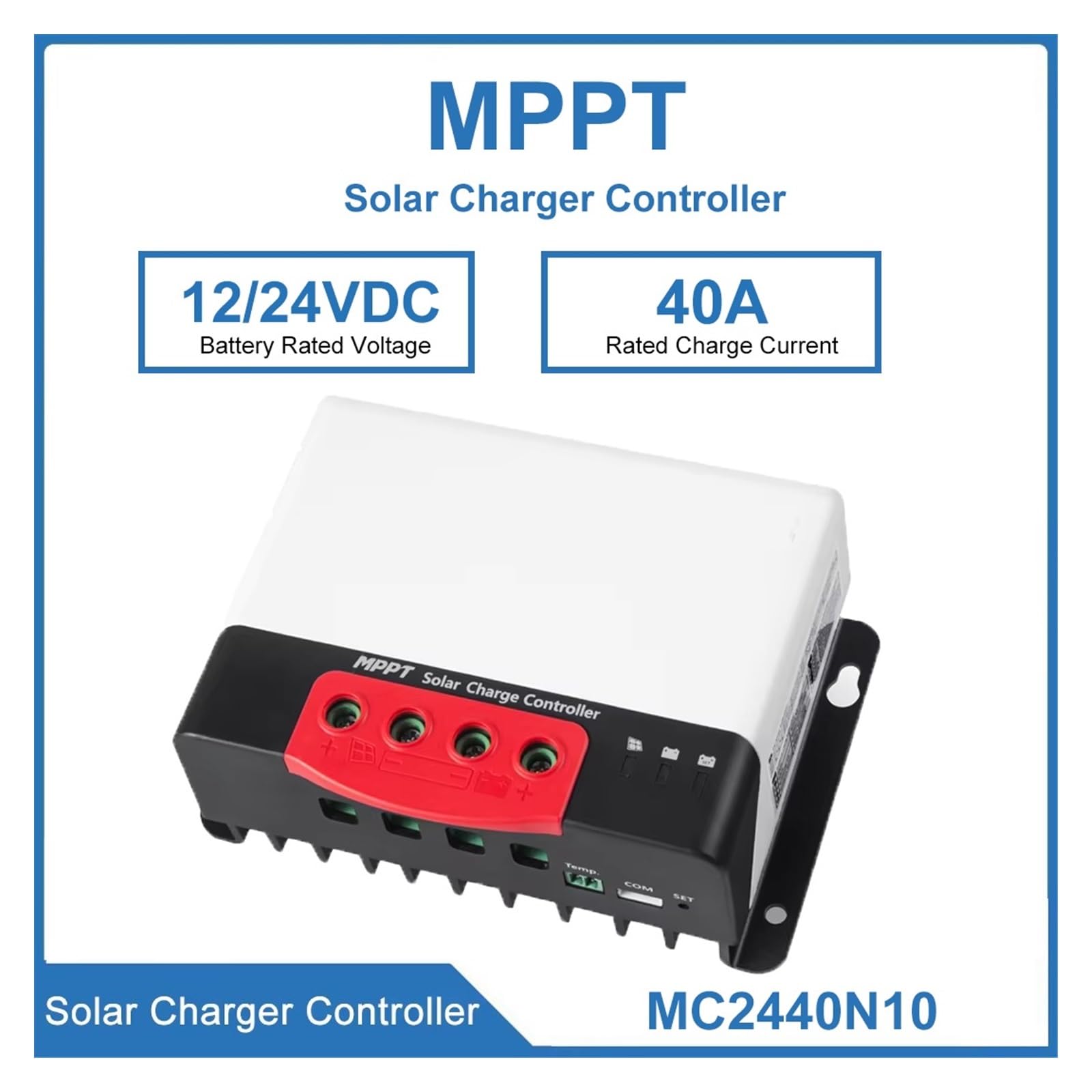 40A 50A Inteligentny regulator ładowania solarnego PWM
