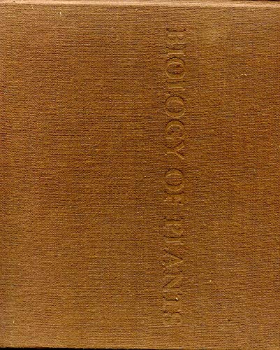 Biology of Plants B000GR7R0I Book Cover