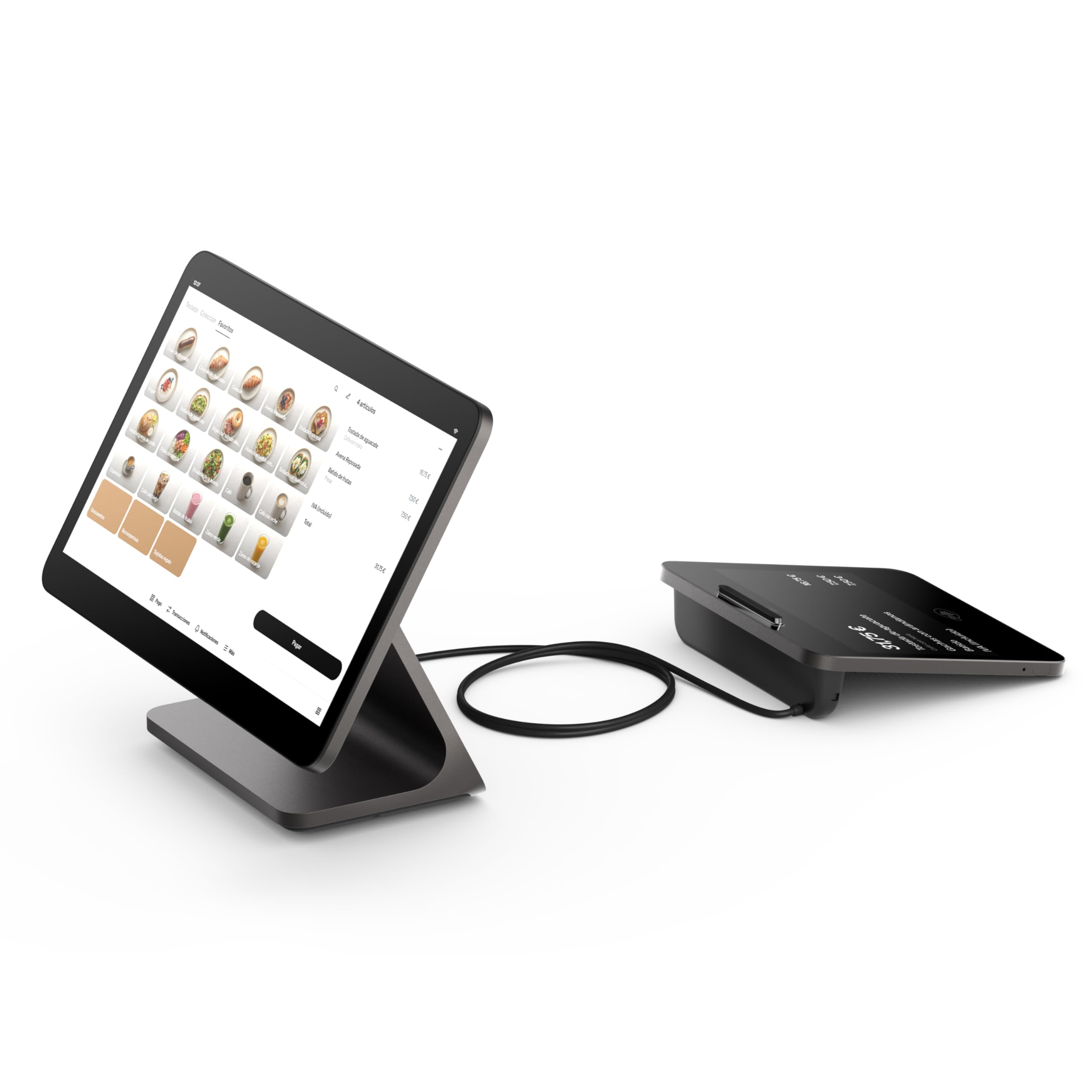 Square Register (Versión ES) 2ª generación | TPV táctil Todo en uno con datáfono Integrado, Software de Caja y pagos en un Solo Dispositivo