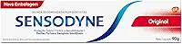 Sensodyne Creme Dental para Sensibilidade Original com Flúor, Dentes Fortes e Gengivas Saudáveis, 90g