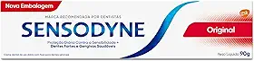 Sensodyne Creme Dental para Sensibilidade Original com Flúor, Dentes Fortes e Gengivas Saudáveis, 90g