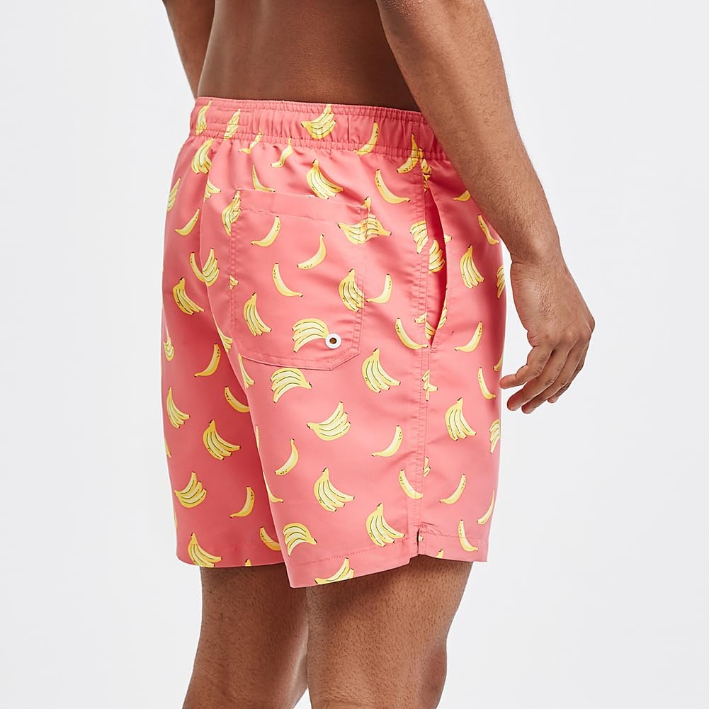 Size XXL maamgic Mens Swim Trunks Quick Dry Swim Shorts with Mesh Lining Funny Swimwear Bathing Suits 7inch