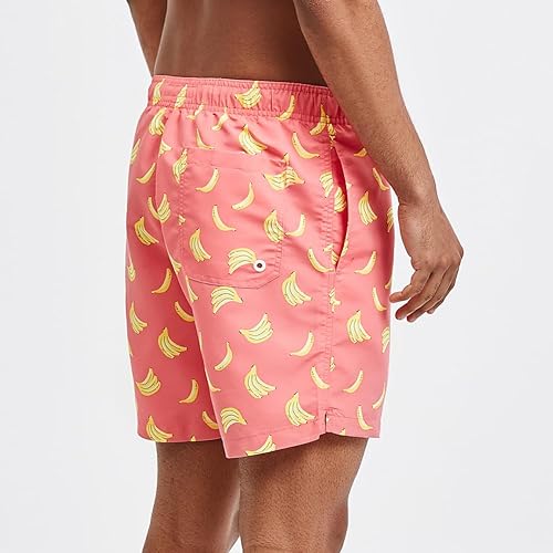 Vista 7 de maamgic Traje de baño para hombre, de secado rápido, con forro de malla, divertido traje de baño de 7 pulgadas