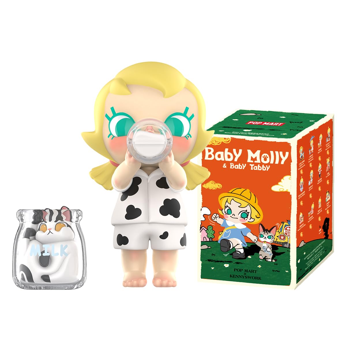 POP MART Baby Molly & Baby Tabby Series Figures de Acción Popular