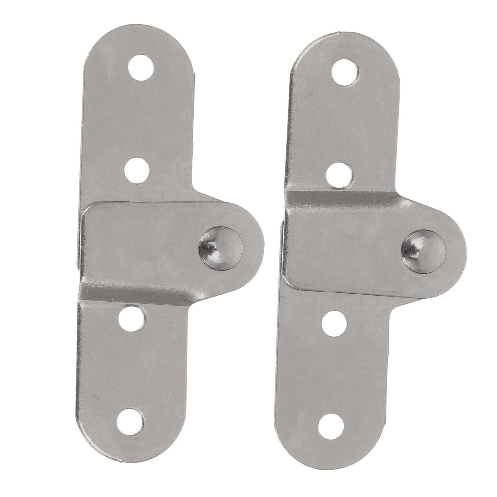 2Pcs Folding Ladder Hinge Kit Durable Attic Versatile Telescopic for Enhanced Safety and Stability Compact Design