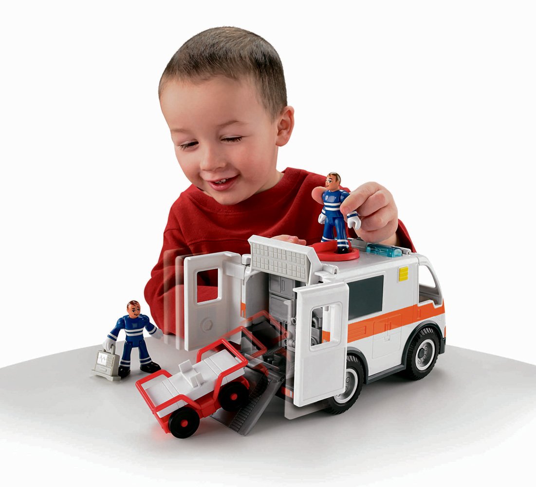 Fisher-Price Imaginext - Ambulancia de Rescate (Mattel W8524)