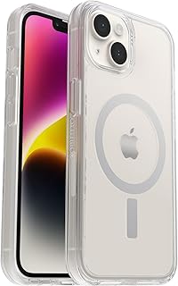 OtterBox Symmetry+ Clear Case for iPhone 14/iPhone 13 for MagSafe, Shockproof, Drop proof, Protective Thin Case, 3x Tested to Military Standard, Antimicrobial Protection, Clear - Non-Retail Packaging