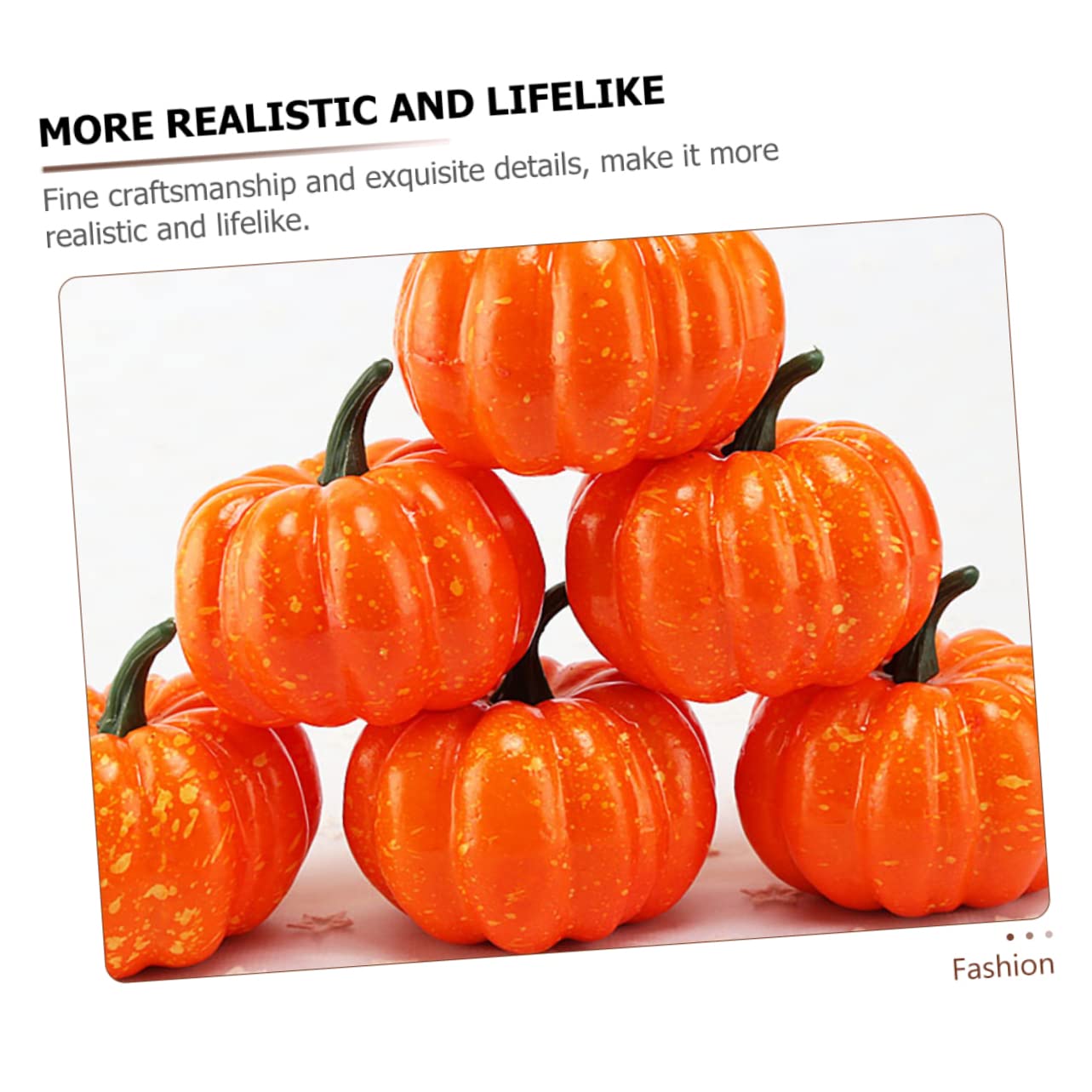 Alipis 24 STK Simuliertes Gemüse Kürbis-Requisite Für Zu Hause Schaum Kürbis Orange Küchenverzierung Gefälschter Kleiner Schaufenster-Ornament Fotoschmuck Harz