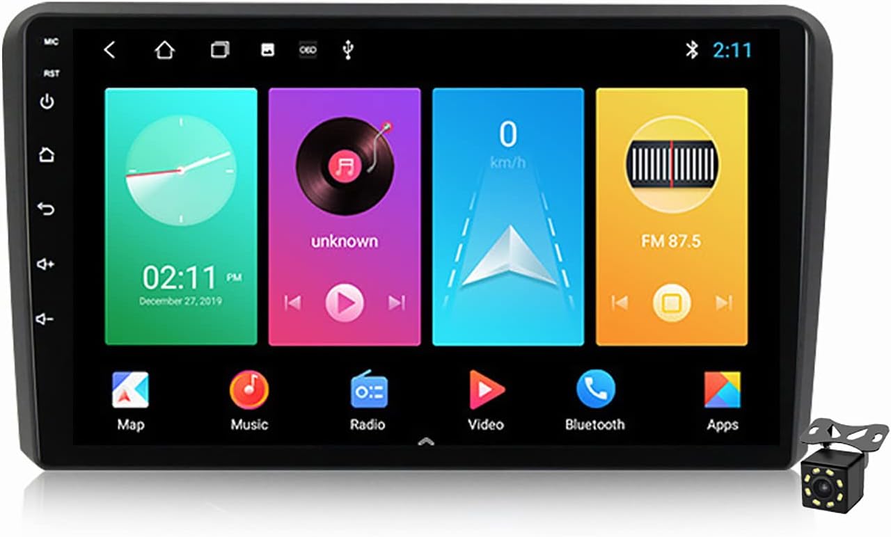 Android 11 Car Stereo Radio with Carplay/Android Auto for Audi A3 8P 20032013 RS3