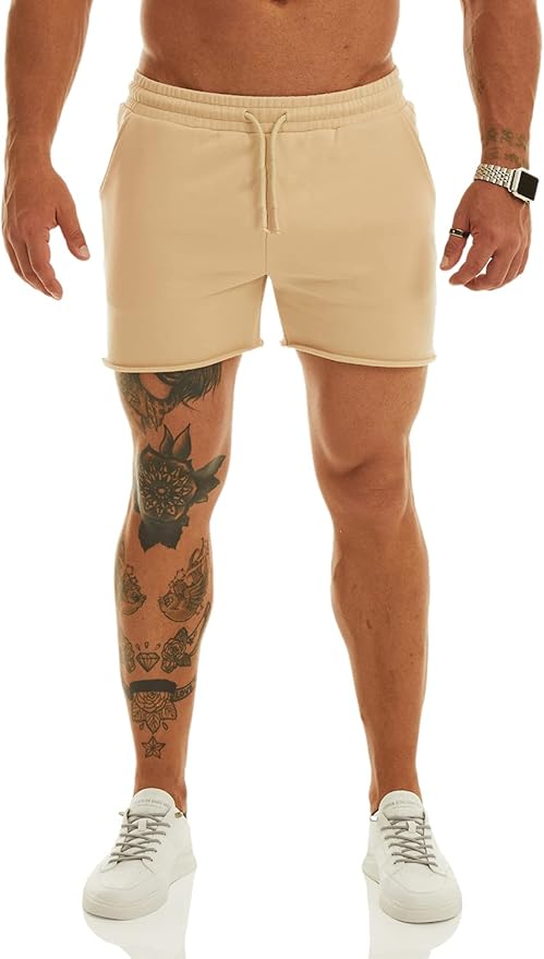 OuBER Men�s Workout Squatting Shorts Slim Fit