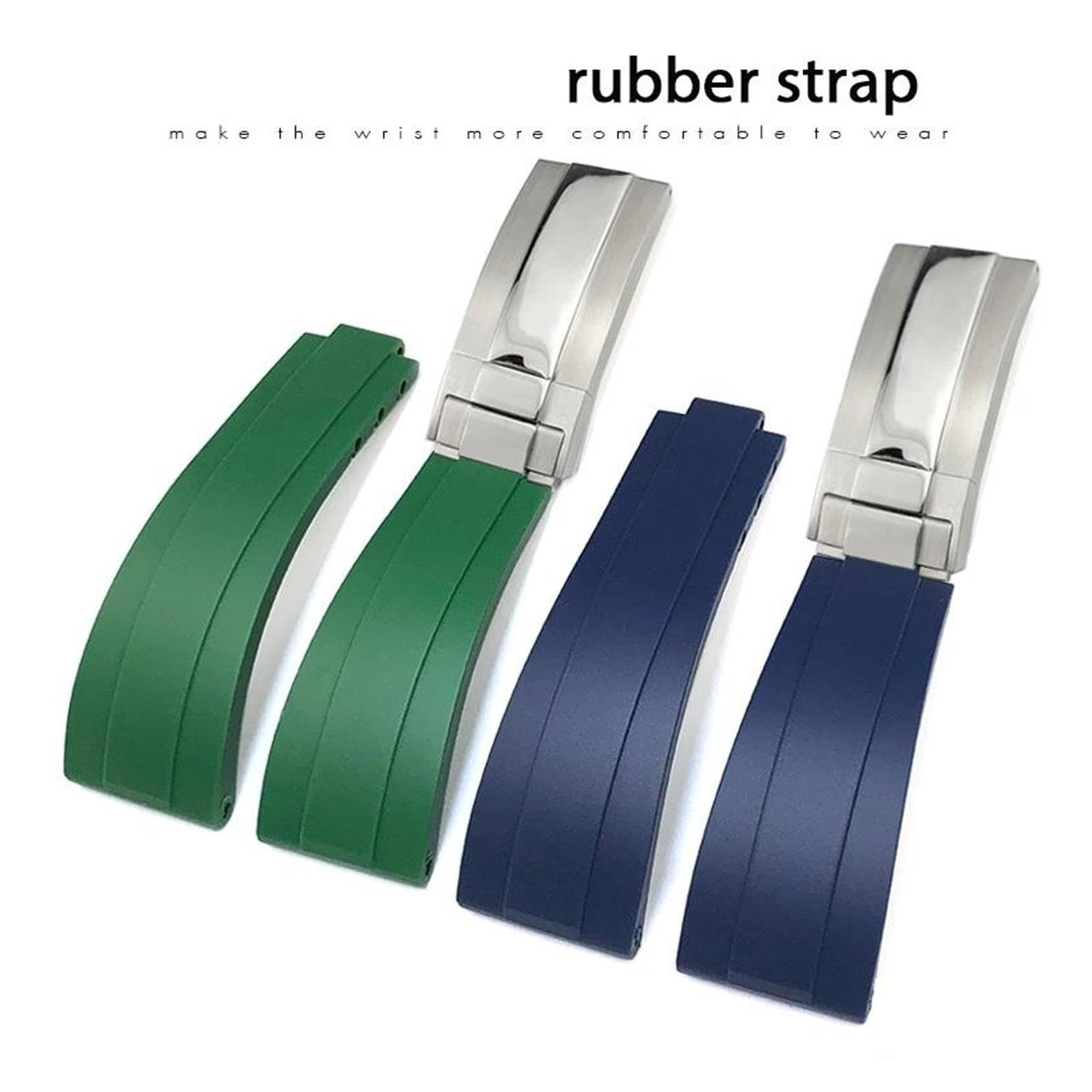 Correa de reloj silicona caucho compatible con Rolex