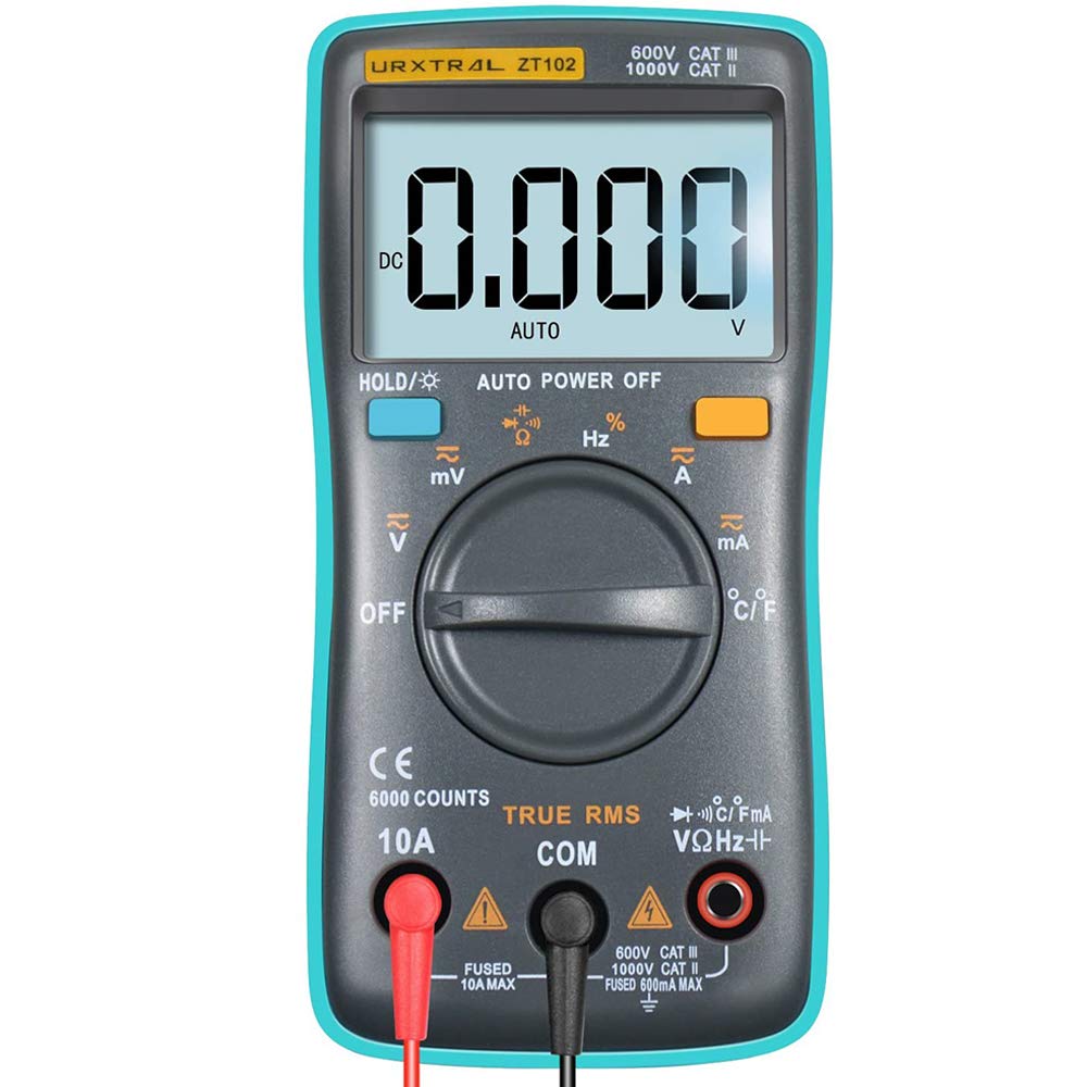 URXTRAL 6000 Conta Auto Multimetro Digitale TRMS Multi Tester con