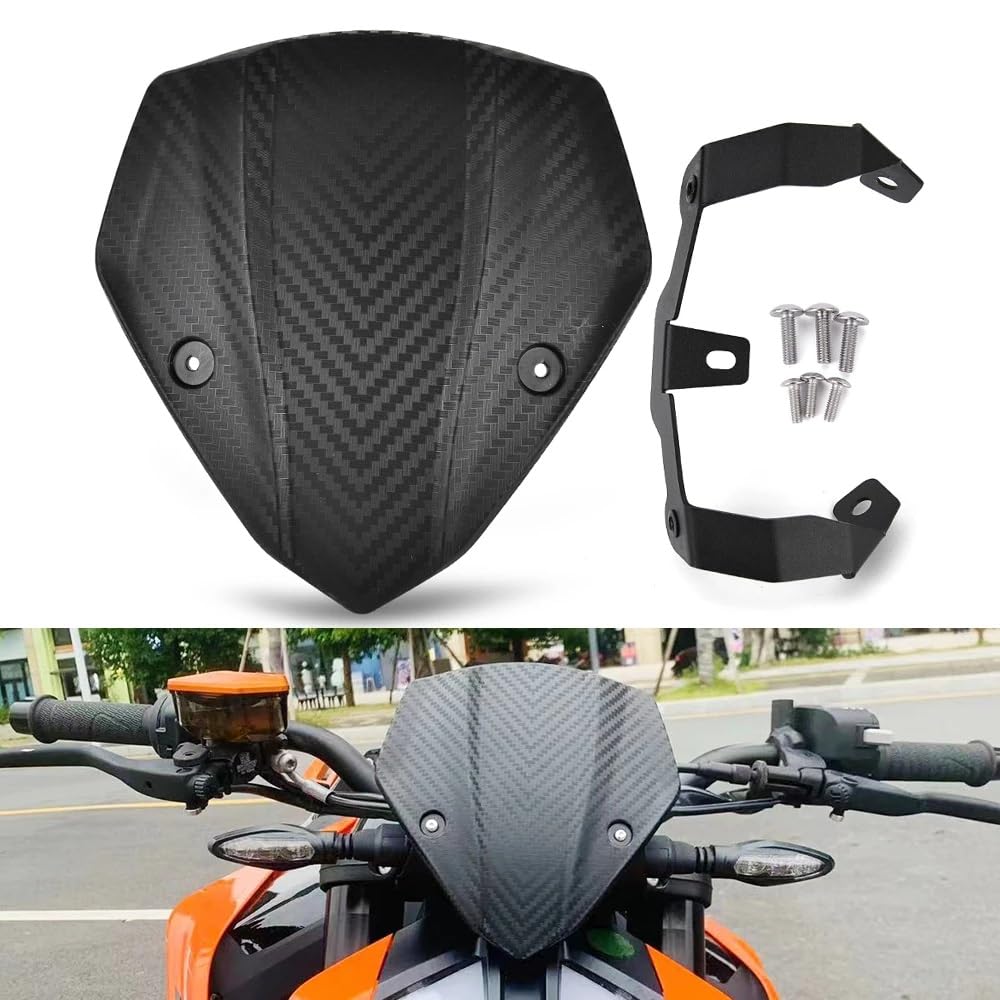Moto Deflector para 790 para 890 para 2018-2023 Parabrisas lantero Motocicleta Flector Viento Flujo Aire Motocicleta Parabrisas
