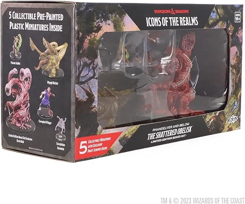 Miniatura 10 de WizKids D&D Icons of the Realms Phandelver and Below The Shattered Obelisco - 8 unidades de mazmorras y dragones de ladrillo de refuerzo en miniatura