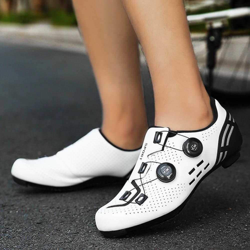Zapatillas De Ciclismo para Hombre Y Mujer Zapatillas Transpirables para Bicicleta De Carretera Zapatillas Unisex Antideslizantes para Interior Outdoor