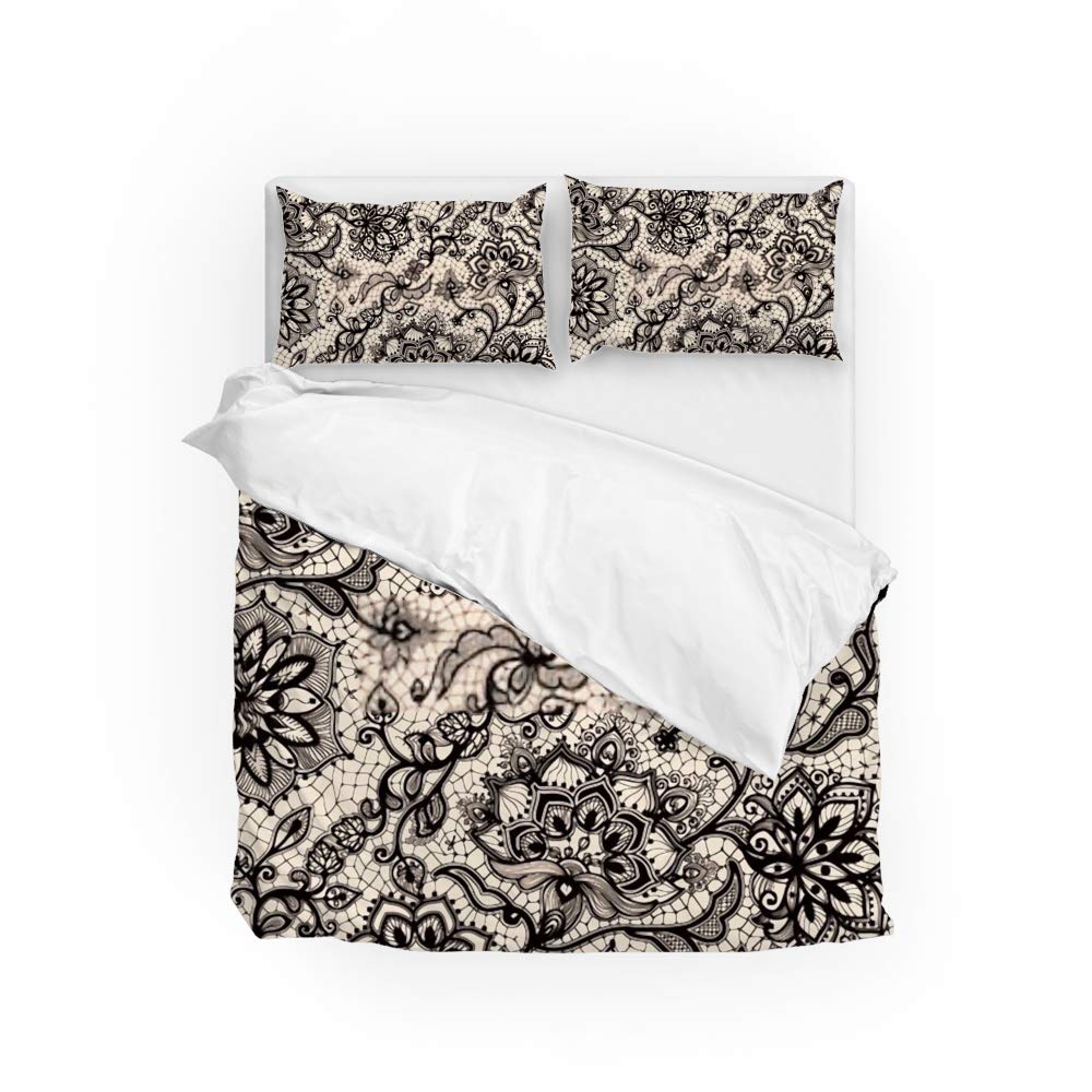Housse de couette à motif floral vintage pour transformer l'ambiance de votre chambre