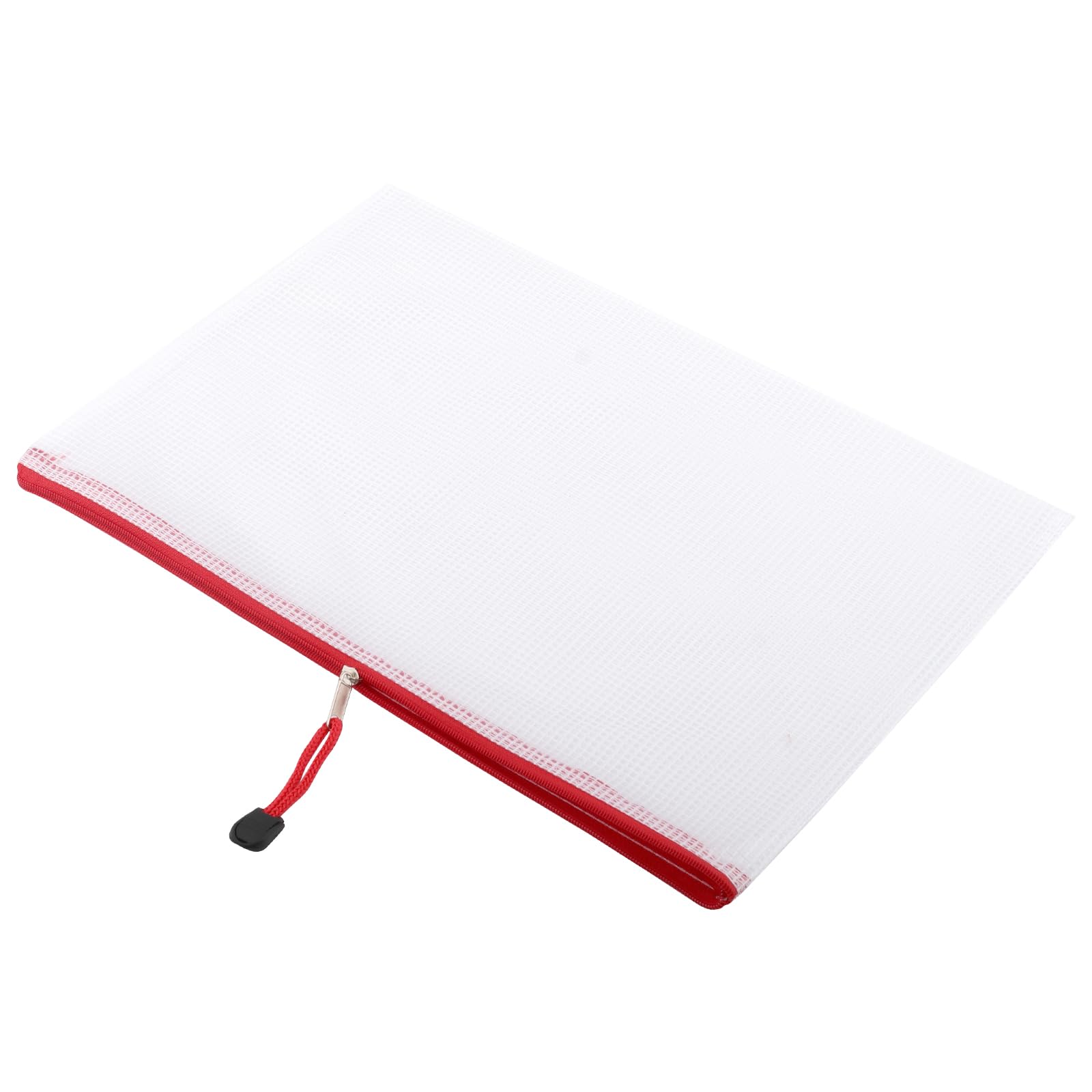 36 Bolsas de Documentos A4 con Cremallera, Transparentes e Impermeables de Malla PVC, 34x24 cm, para Archivo, Oficina, Escuela y Viajes