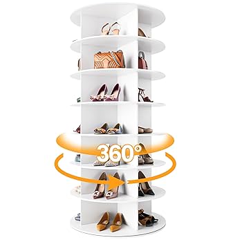 APPLE HOUSE タンス Amazon.com: MAGIC UNION Rotating Shoe Rack Tower - 7-Tier