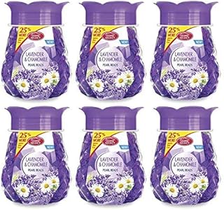Set of 6 Pearl Beads Air Freshener! 10 Oz - Great Relaxing Scents! Easy to Use! Perfect for Any Room in The House!