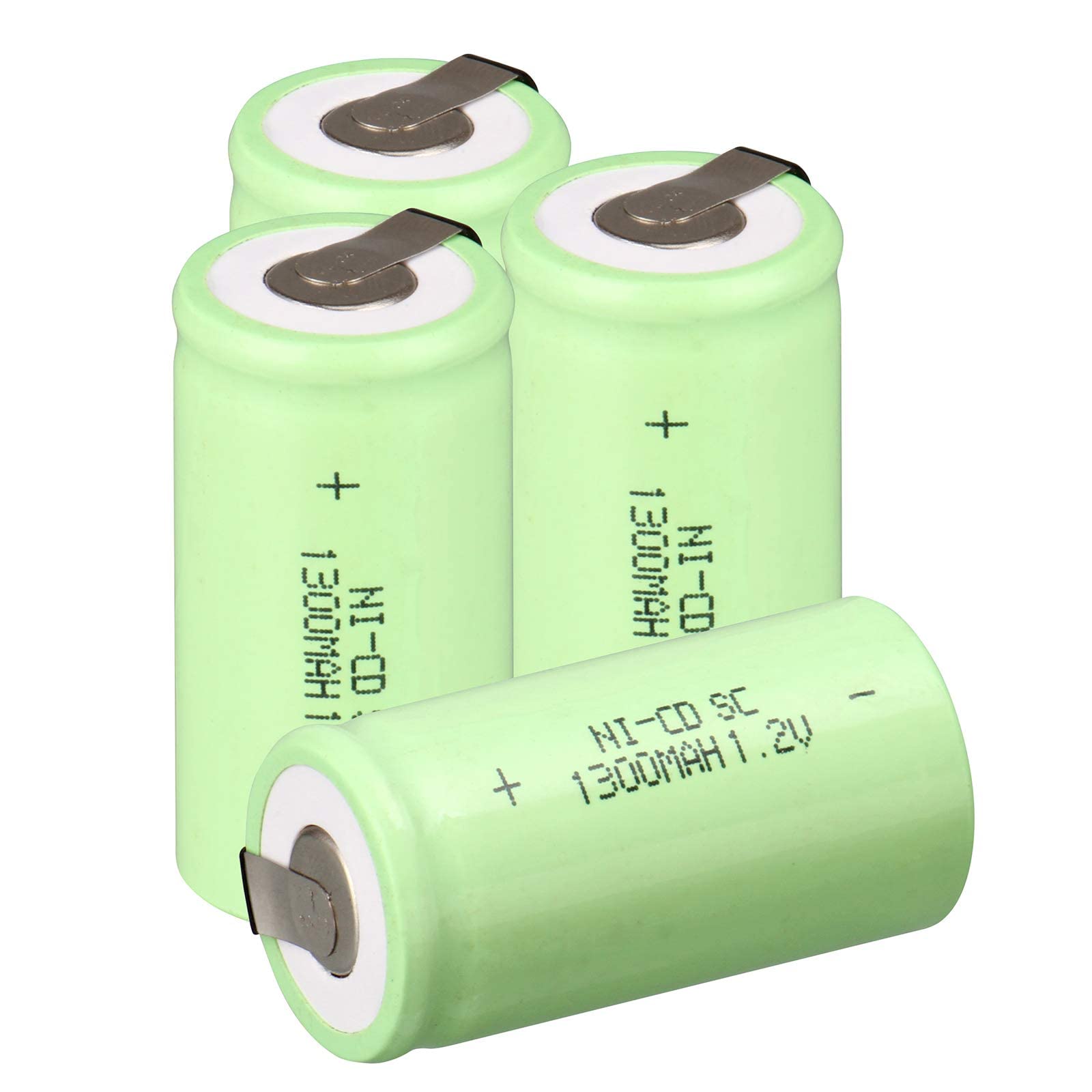 Anmas Power 8 Pack Sub C SC 1300mAh High Capacity Eco-Friendly NiCd Rechargeable Batteries with Tabs — view 7