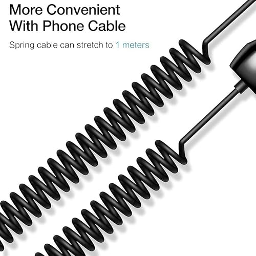 Miniatura 2 de BoxWave Cargador de coche compatible con Samsung Galaxy Tab A 10.1 2019 LTE - Cargador de coche Plus, cargador de coche puerto USB extra con cable