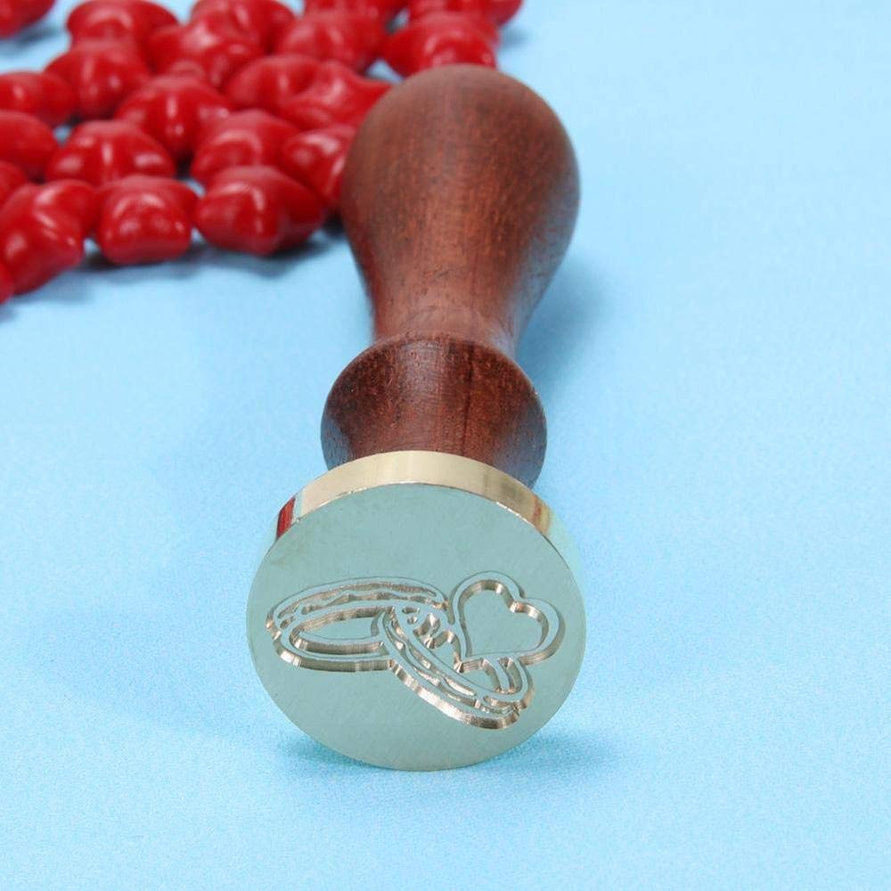 Syaya GZ4 Cachet De Cire Rétro 26 Lettres De L’alphabet De A à Z Avec Pastille En Laiton Et